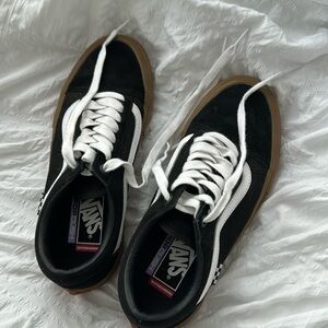 6.5 MENS Skate Old Skool Shoe (black / gum brown)